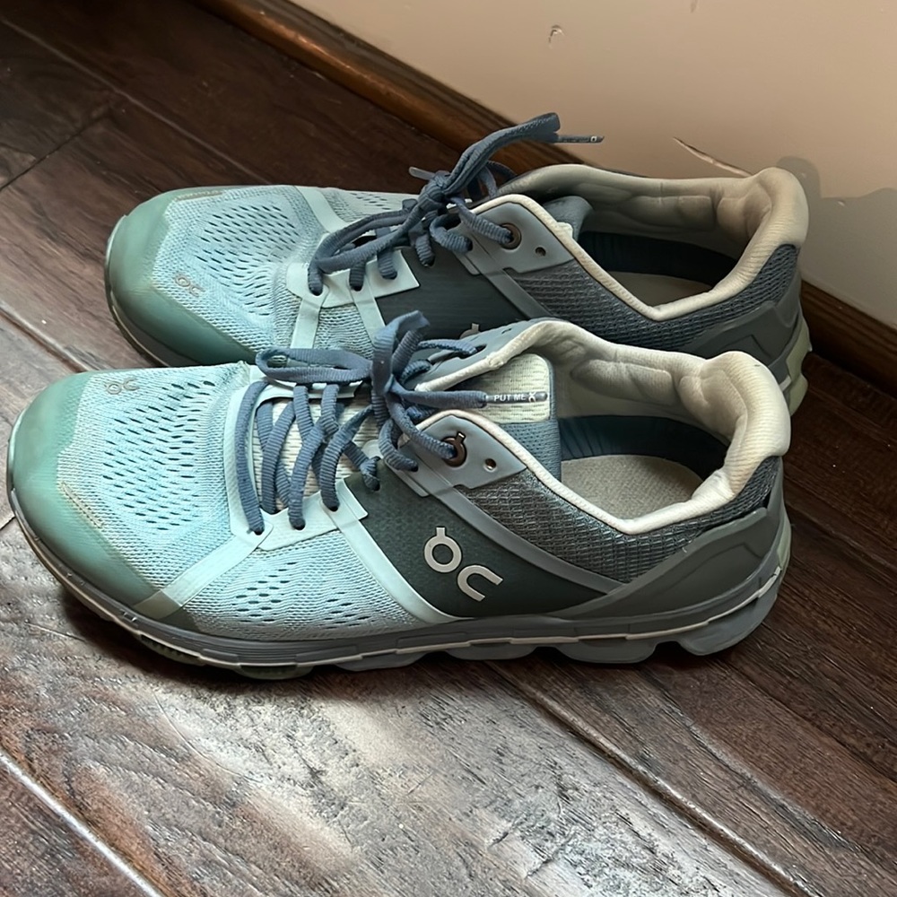 On cloud running shoes